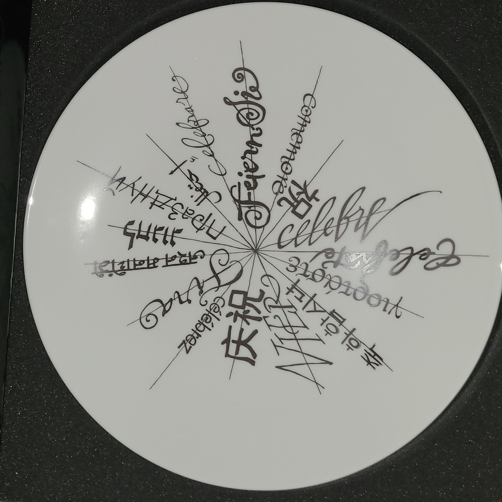 Bloomingdales Exclusive - "Celebrate Decorative Platter"